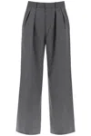 WARDdressing gown.NYC WARDROBE.NYC WIDE LEG FLANNEL TROUSERS FOR MEN OR