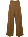 Wardrobe.nyc Virgin-wool Wide-leg Trousers In Brown