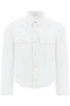 Wardrobe.nyc White Denim Jacket In White