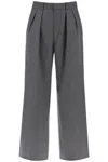 WARDROBE.NYC WARDROBE.NYC WIDE LEG FLANNEL TROUSERS FOR MEN OR