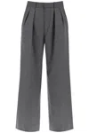 WARDdressing gown.NYC WIDE LEG FLANNEL TROUSERS FOR MEN OR