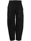 WARDROBE.NYC ANKLE-LENGTH COTTON CARGO PANTS FOR WOMEN
