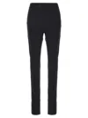 Wardrobe.nyc High-rise Ankle-zip Leggings In Black