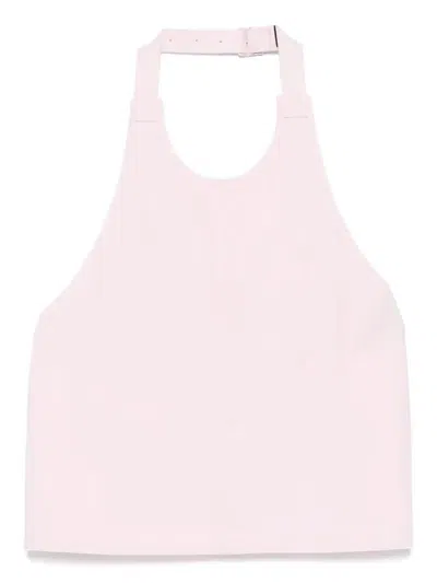 Wardrobe.nyc Rückenfreies Neckholder-top In Pink