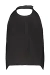 Wardrobe.nyc Backless Halter Top In Blk Black