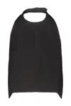 Wardrobe.nyc Backless Halter Top In Black