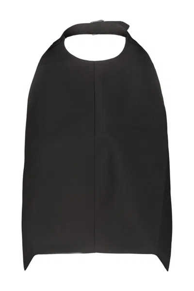 Wardrobe.nyc Backless Halter Top Clothing In Black