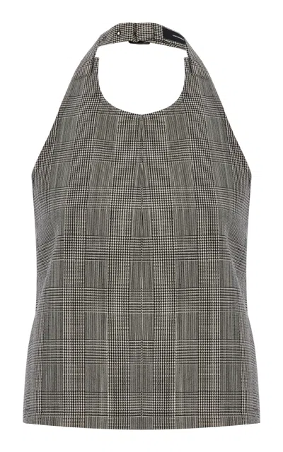 WARDROBE.NYC BACKLESS HALTER TOP