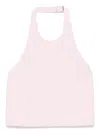 Shop Wardrobe.nyc Backless Halter Top In Pink