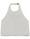 Wardrobe.nyc Backless Halterneck Top In Grey