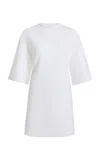 Wardrobe.nyc Backless Tee Dress In White