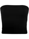 Wardrobe.nyc Black Jersey Bandeau Top In Black