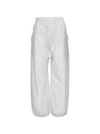Wardrobe.nyc Parachute Poplin Pants In White