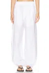 Wardrobe.nyc Beach Track Pants In White