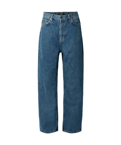 Wardrobe.nyc Belt-loop Jeans In Blue