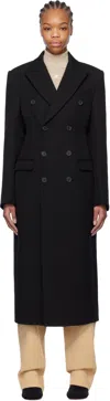 Wardrobe.nyc Black Double Breasted Coat In Black