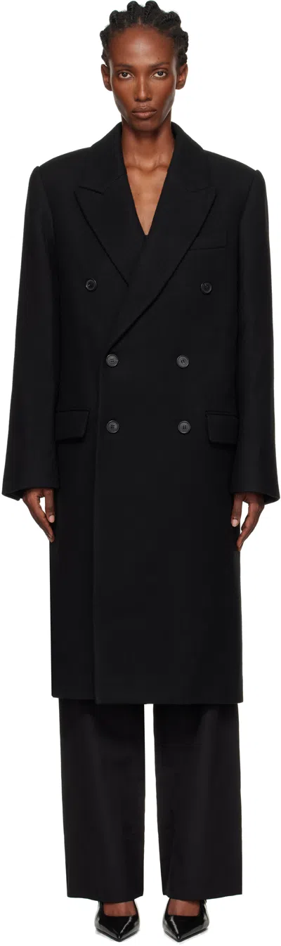 Wardrobe.nyc Black Double Breasted Coat