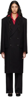 Wardrobe.nyc Black Hailey Bieber Edition Double-breasted Coat In Black