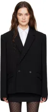 Wardrobe.nyc Black Hailey Bieber Edition Hb Blazer In Black