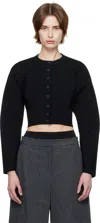 Wardrobe.nyc Wardrobe. Nyc Cropped Cardigan In Black