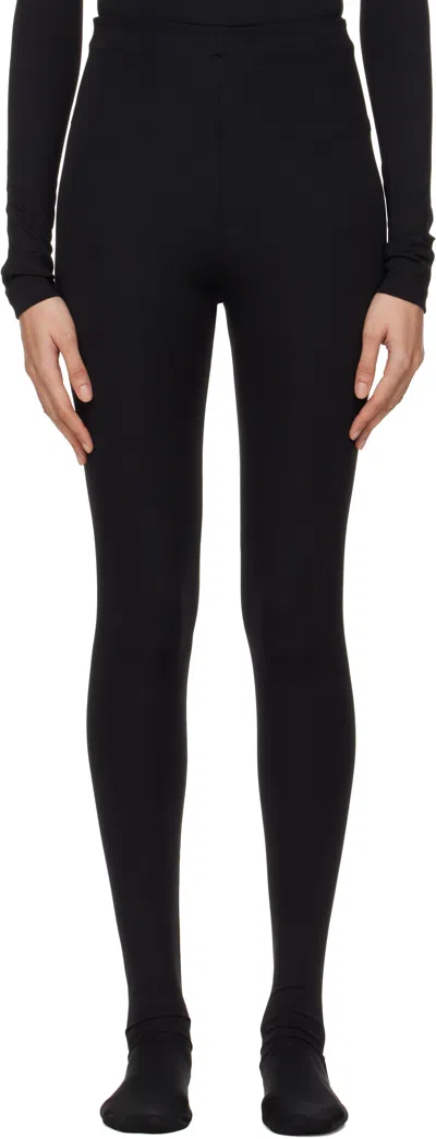 Wardrobe.nyc Black Opaque Leggings