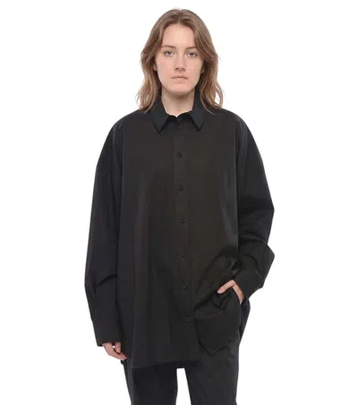 Wardrobe.nyc Black Oversized Solid Shirt