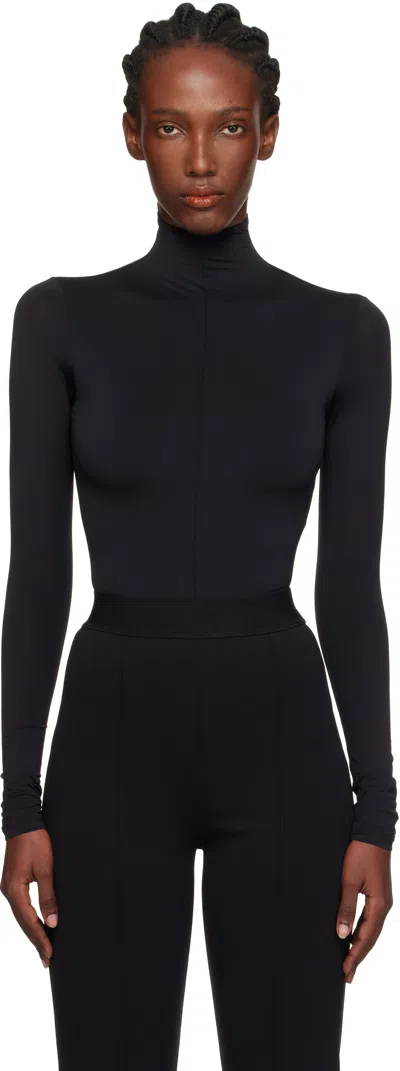 Wardrobe.nyc Black Rosie Huntington-whiteley Edition Long Sleeve Bodysuit