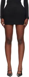Wardrobe.nyc Black Rosie Huntington-whiteley Edition Sculptural Miniskirt In Black