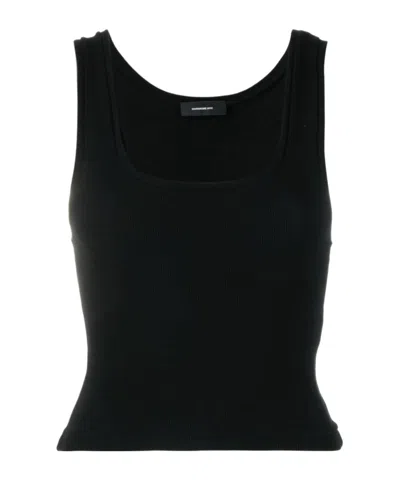 Wardrobe.nyc Black Sleeveless Vest Top