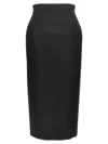 Wardrobe.nyc Wardrobe. Nyc X Rhw Web Midi Skirt In Black