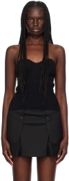 Wardrobe.nyc Black Sweetheart Tank Top In Black