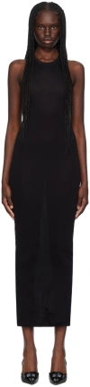 Wardrobe.nyc Black Tank Maxi Dress In Black