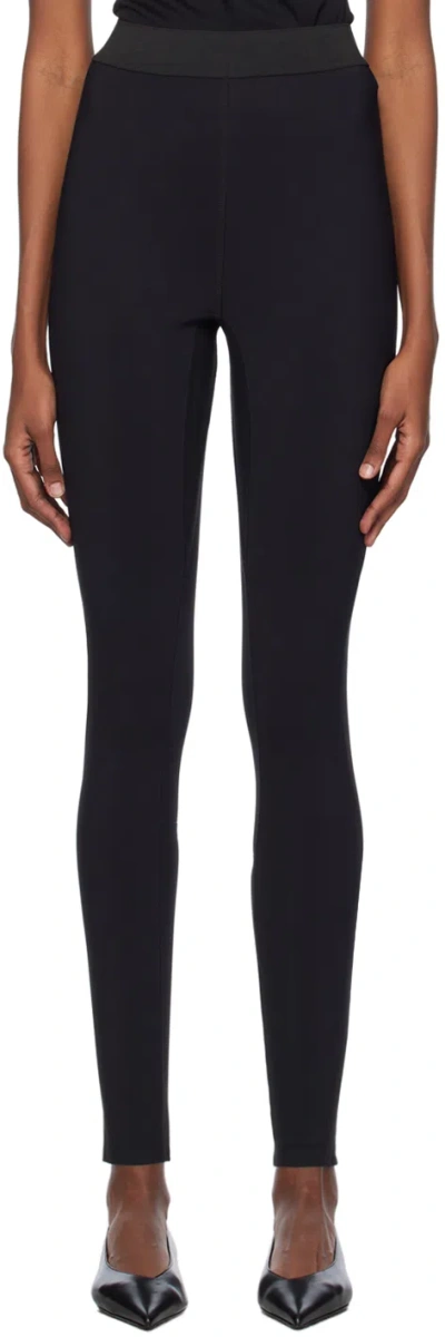 Wardrobe.nyc Black Zip Leggings