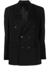 Wardrobe.nyc Double-breasted Blazer In Black