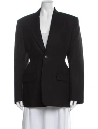 Pre-owned Wardrobe.nyc Blazer In Black