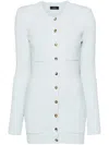 Wardrobe.nyc Towelling-finish Cardigan In Blue