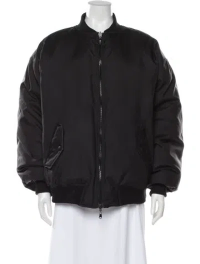 Pre-owned Wardrobe.nyc Bomber Jacket In Black