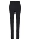 Wardrobe.nyc High-rise Ankle-zip Leggings In Black