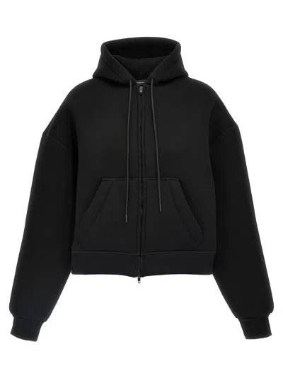 Wardrobe.nyc Black Bonded Hoodie