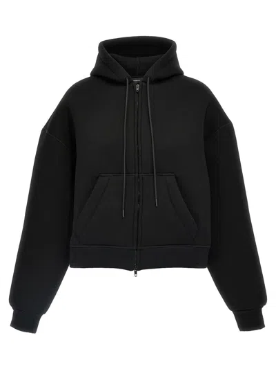 Wardrobe.nyc Black Bonded Hoodie