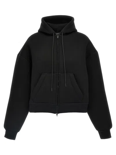 Wardrobe.nyc Black Bonded Hoodie