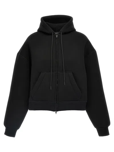 Wardrobe.nyc Black Bonded Hoodie