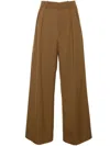 Wardrobe.nyc Virgin-wool Wide-leg Trousers In Brown
