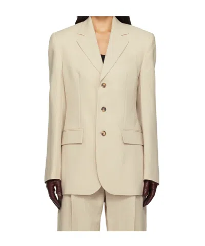 Wardrobe.nyc Button-down Suit Jacket In Neutral