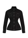 Wardrobe.nyc Buttoned Panelled Jacket In Black
