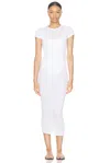 Wardrobe.nyc Cap Sleeve Maxi Dress In White