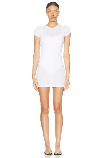 Wardrobe.nyc Wardrobe. Nyc Cap Sleeve Mini Dress White