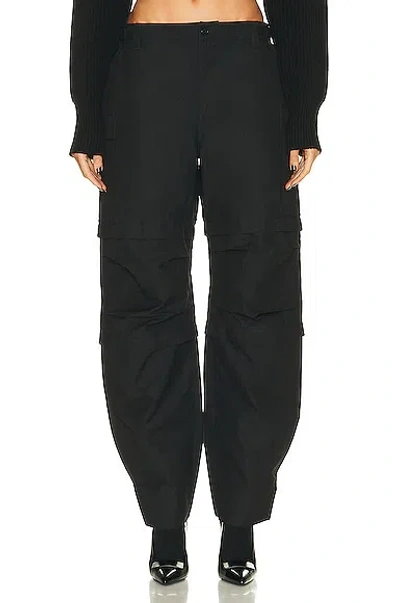 Wardrobe.nyc Wardrobe Nyc Cotton Cargo Trousers In Black