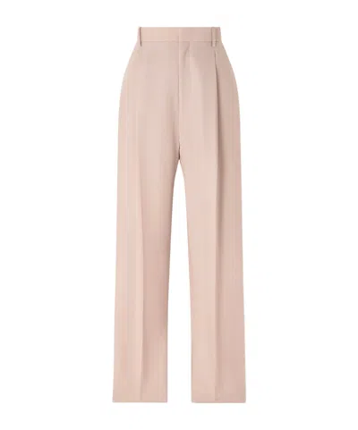 Wardrobe.nyc Casual Pants With Belt Loops In Pink