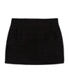 Wardrobe.nyc Checked Mini Skirt
